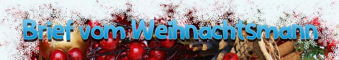 ☆ Brief vom Weihnachtsmann