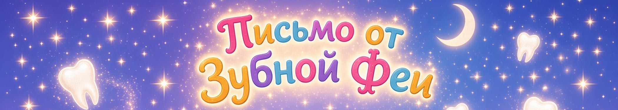 Письмо от Зубной Феи